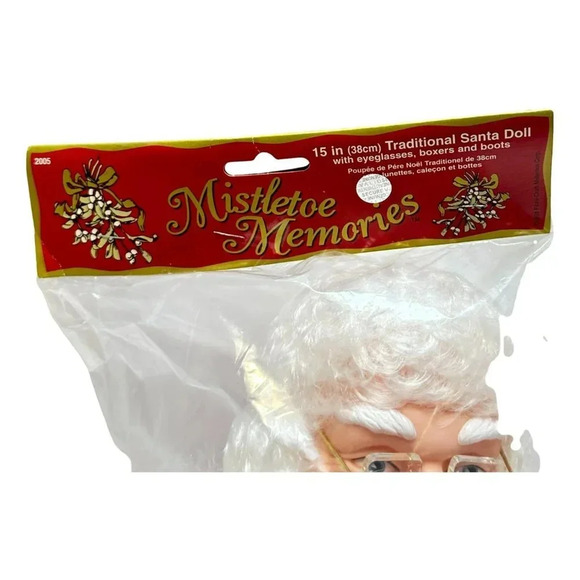 Vintage Fibre Craft Traditional Santa Doll 15 in Doll & Pattern Crochet New - Picture 5 of 6